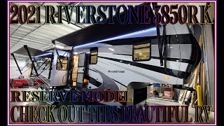 New 2021 Riverstone Reserve 3850RK Luxury Fifth Wheel  Couchs RV Nation a RV Walkthough Review Tour [upl. by Karel176]