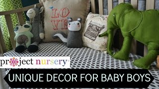 Project Nursery Unique Nursery Decor for Baby Boys [upl. by Annavaig135]