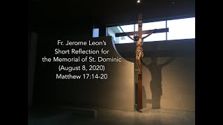 Living Faith  Daily Reflections in 3 minutes with Fr Jerome  Memorial of St Dominic [upl. by Vinnie]