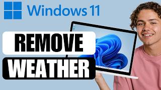 How to Remove the Weather Widget From Taskbar on Windows 11 or 10 PC [upl. by Cire]