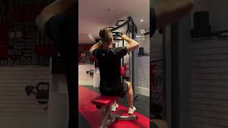 Face pull facepulls facepull tricep gym fitness motivation sports cableworkout [upl. by Renaxela710]