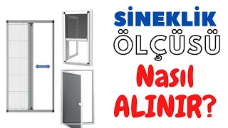 Sineklik Ölçüsü Nasıl Alınır  Akordiyon Menteşeli Plise [upl. by Idnic741]