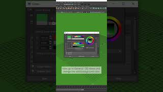 How to change viewport colors maya3d blender tutorial [upl. by Hadwin]