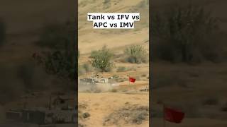 Tank vs IFV vs APC vs IMV  military shorts defenceeducation [upl. by Zapot]