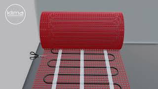 KLIMA Underfloor Heating Mat Installation Video [upl. by Llesram200]