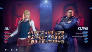 Tekken 8  Lili all current customizations [upl. by Anenahs]