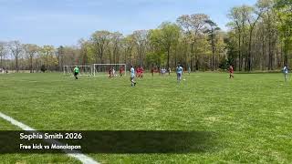 Sophia Smith  Class of 2026  Free Kick [upl. by Peck]