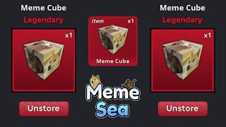 How To Get Meme Cube in Meme Sea  Meme Sea Meme Cube [upl. by Etnad]