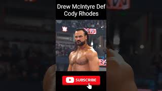 drew McIntyre Def Cody Rhodes WWE Monday night Raw Results drewmcintyre codyrhodes [upl. by Ocko]