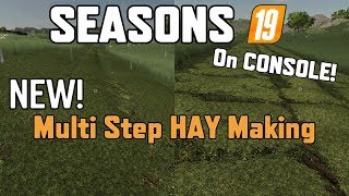 SEASONS 19 On CONSOLE NEW Multi Step HAY Making Farming Simulator 19 PS4 [upl. by Corbett]