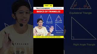 BASICS OF TRIANGLES PART 8 IN HINDI shorts tiklesacademyofsuccess triangle maths [upl. by Llehsyt]