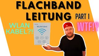 Flachband Netzwerkleitung  Wie gut funktioniert es Teil 1 [upl. by Sackman196]