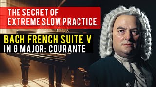 The Secret Power of Extreme Slow Practice for Bach’s French Suite [upl. by Adnaral]