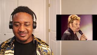 My First Time Hearing Johnny Hallyday  Lenvie Reaction Video [upl. by Linell181]