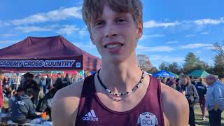 Meet of Champions Westford Academys Jack Graffeo runs away with D1 title [upl. by Htiduj305]