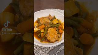 String beans with potatoes carrots chicken and feta cheese😋 shorts [upl. by Marks671]