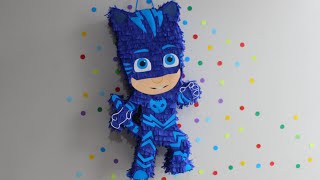 Cómo hacer PIÑATA de CATBOY de HÉROES en PIJAMA  Baby Cholita Perú [upl. by Erehpotsirhc]