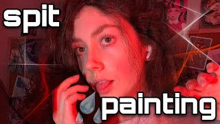 ASMR  1 Hour of Spit Painting You  so many kinds [upl. by Yetsirhc638]