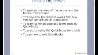 Getting Started in QuickBooks Lesson 1 Part 1 [upl. by Annodahs693]