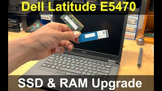 Dell Latitude E5470  SSD amp RAM [upl. by Nayhr]