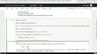 Parser un site web avec BS4 [upl. by Nylorahs]