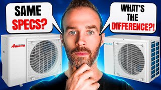 Amana ASZ6 Side Discharge Heat Pump 🆚 Daikin Fit Enhanced  2024 Heat Pump Reviews [upl. by Bracci144]