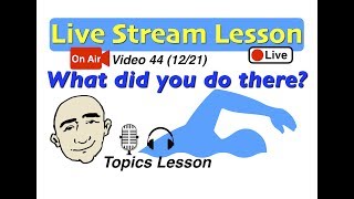 Mark Kulek Live Stream  What Did You Do There  44  English for Communication  ESL [upl. by Hterag492]