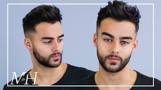 Men’s Haircut and Style For Thinning Hair [upl. by Hameerak]