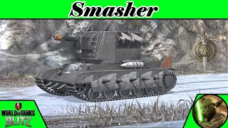 Smasher  World of Tanks Blitz [upl. by Ynatsyd]