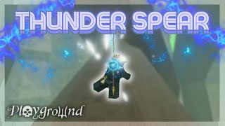 OP Thunder spear build progression  Deepwoken Playground [upl. by Ateekan]