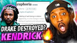 THE BOOGEYMAN CAME OUT TO PLAY  Kendrick Lamar  Euphoria Drake diss REACTION [upl. by Elenaj884]