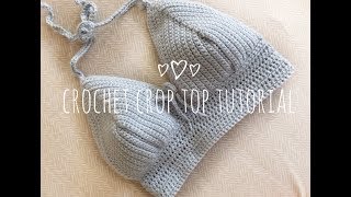 CROCHET BRALETTE TUTORIAL for bigger chest [upl. by Blinnie616]