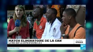 Éliminatoires CAN2015  Exploit de la RDC face à la Côte dIvoire 43  FOOTBALL [upl. by Epolenep]