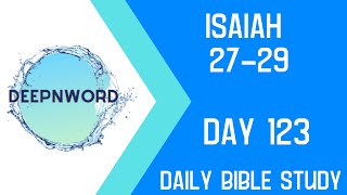 Isaiah Bible Study Chapters 2729 [upl. by Ferullo]