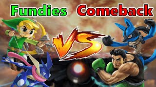 Comeback vs Fundies Smash Ultimate Crew Battle [upl. by Vaclava]