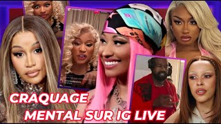 Nicki VS Kanye Cardi B insulte Offset sur IG live Doja Cat n’est pas sataniste Megan thee [upl. by Dean]