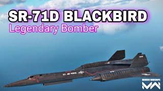 SR71D BLACKBIRD new legendary bomber Alpha Test gameplay  Modern Warships [upl. by Sair]