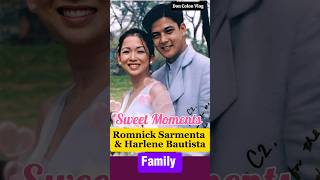 ROMNICK SARMENTA AND HARLENE BAUTISTA Sweet Moments shortsviral pinoyshowbiz trending [upl. by Crescin]