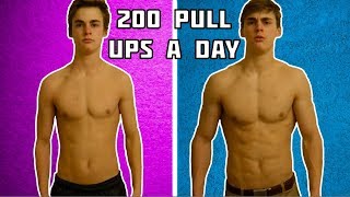 200 PULL UPS A DAY FOR 30 DAYS results [upl. by Nave]