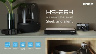 HS264 Silent and lightweight home NAS for multimedia streaming with dual HDMI 20 4K output [upl. by Strain]