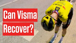 Team Visma Dealt Blow With Crash In Vuelta a España 2024 [upl. by Revlys]