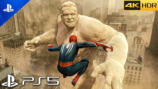 PS5 SpiderMan 2 Sandman Full Boss Fight  ULTRA Realistic Graphics Gameplay 4K 60FPS HDR [upl. by Timmy]