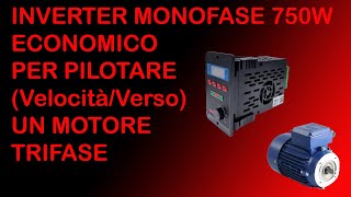 MCU T13 Inverter economico 750W per motore trifase [upl. by Nashbar]