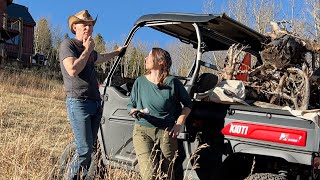 Testing Out the Kioti K9 UTV on our Colorado Homestead Is it Tough Enough [upl. by Race932]