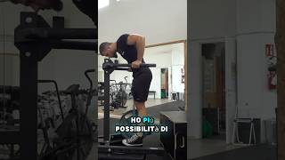 DIP meglio a GAMBE PIEGATE o TESE🤔‼️ perte streetlifting calisthenics dip [upl. by Oisorbma]