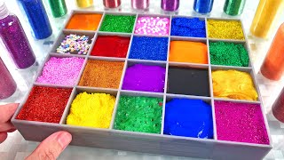 Satisfying Video l Mixing All My Slime Smoothie in Making Glossy Slime Pool ASMR l RainbowToyTocToc [upl. by Heimlich]