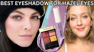 BEST EYESHADOW COLORS FOR HAZEL EYES [upl. by Brittain]