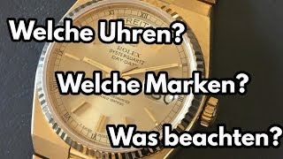 INVESTMENTS in UHREN DAS musst DU beachten [upl. by Scheider]