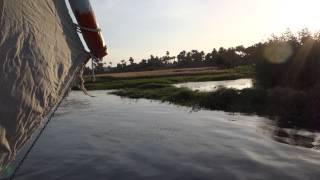 Felucca Ride on the Nile [upl. by Taddeusz]