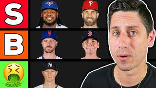 Ranking Every MLB First Base Tier List [upl. by Otsugua]